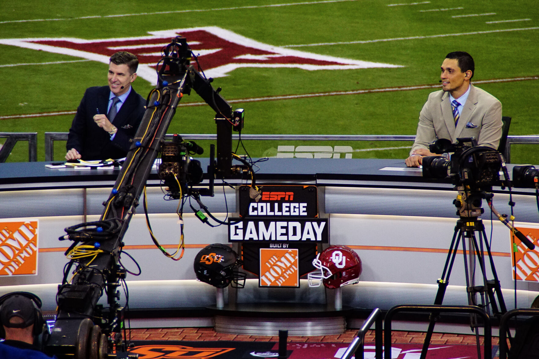 Rece Davis and David Pollack
